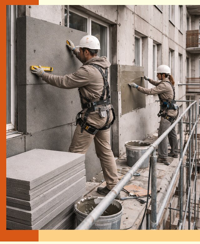 Утепление квартиры снаружи под ключ в Усолье-Сибирском