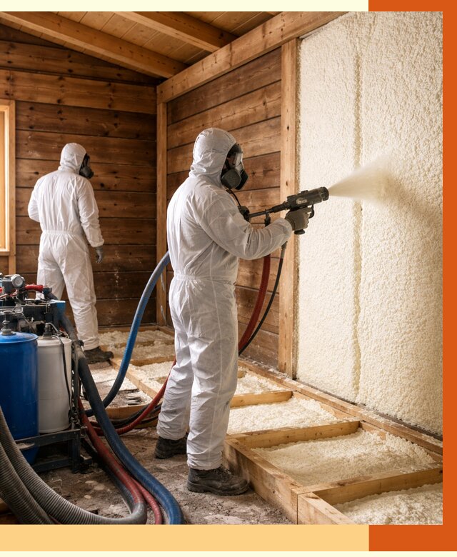 Утепление бани ппу в Усолье-Сибирском под ключ от 4334 руб./м2 | ТепломастерСль - напыление и монтаж ппу