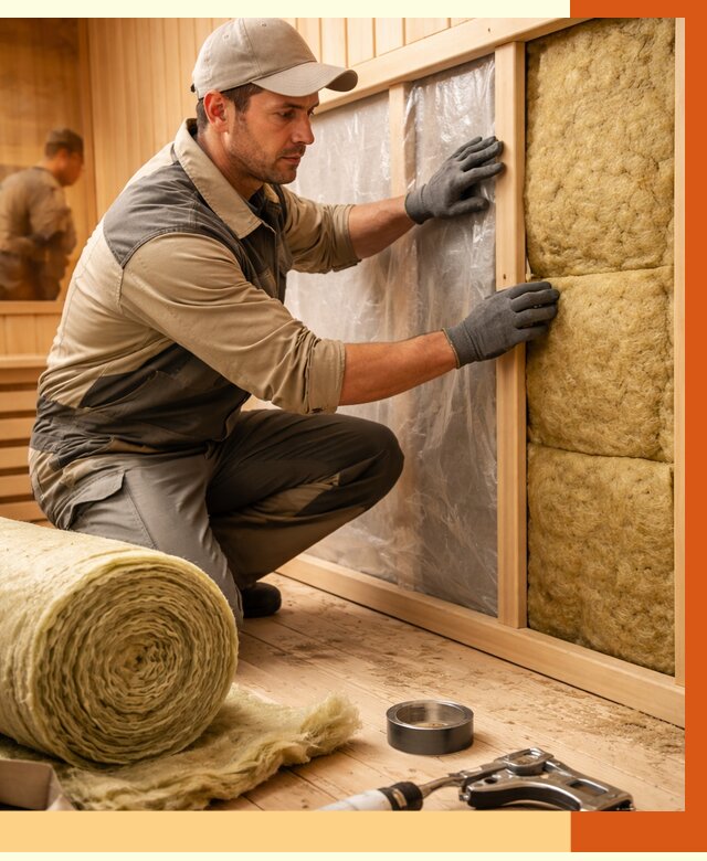 Утепление сауны изнутри в Усолье-Сибирском от 6708 руб. за м2 | ППУ, под ключ — ТепломастерСль