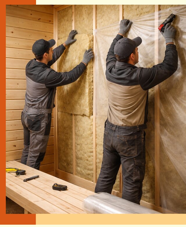 Профессиональное утепление сауны в Усолье-Сибирском с гарантиями качества