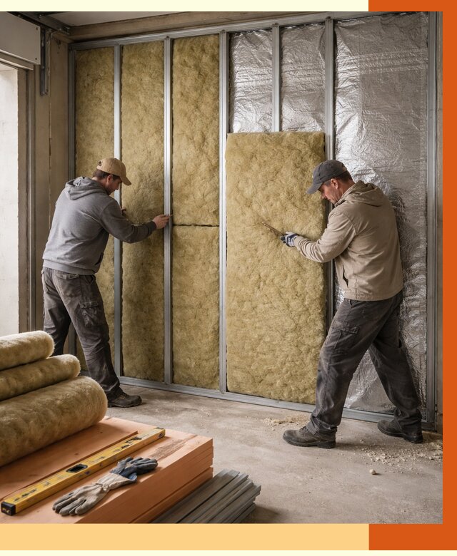 Утепление гаража изнутри в Усолье-Сибирском от 7740 руб/м2 — работы и цена | ТепломастерСль