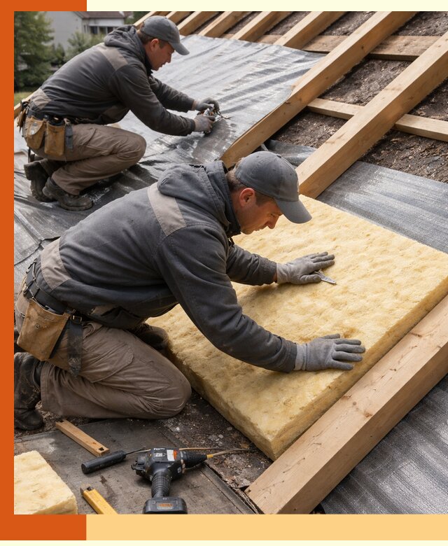 Профессиональное утепление крыши в Усолье-Сибирском качественно и надежно