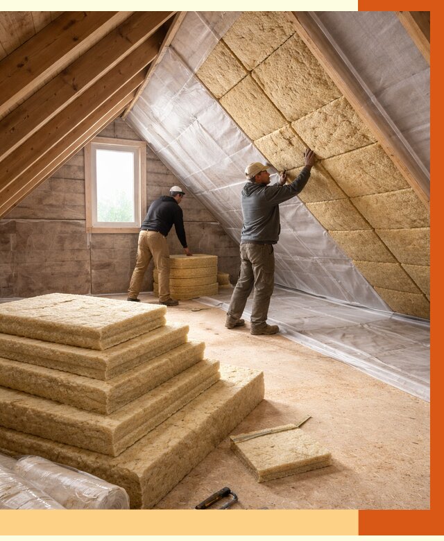 Утепление мансарды в Усолье-Сибирском от 2580 руб/м2 — комплексно и под ключ | ТепломастерСль