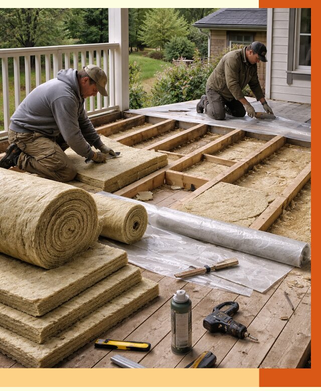 Утепление террасы в Усолье-Сибирском от 4334 руб./м2 — утеплить террасу под ключ | ТепломастерСль