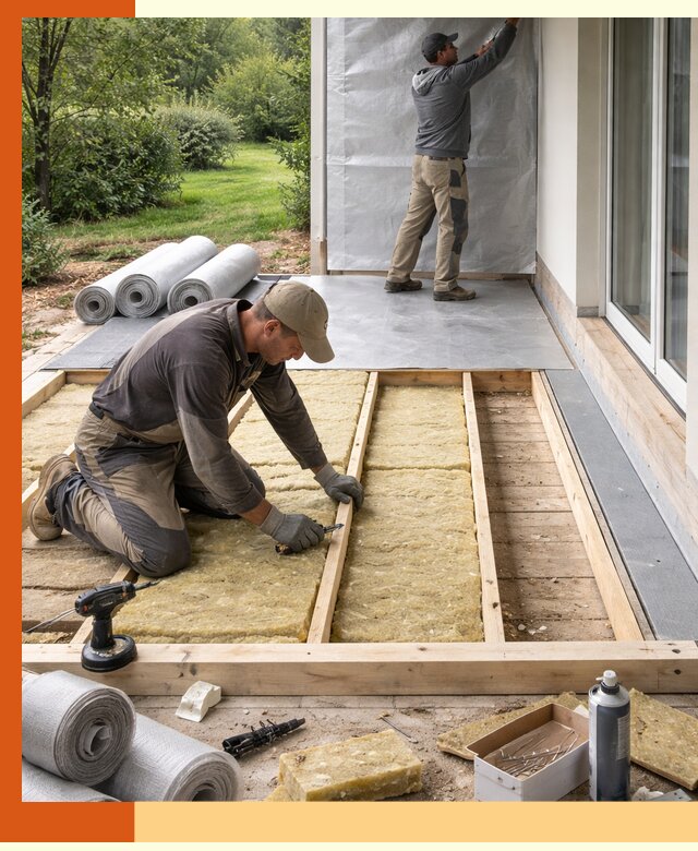 Утепление террасы в Усолье-Сибирском — тепло и защита круглогодично