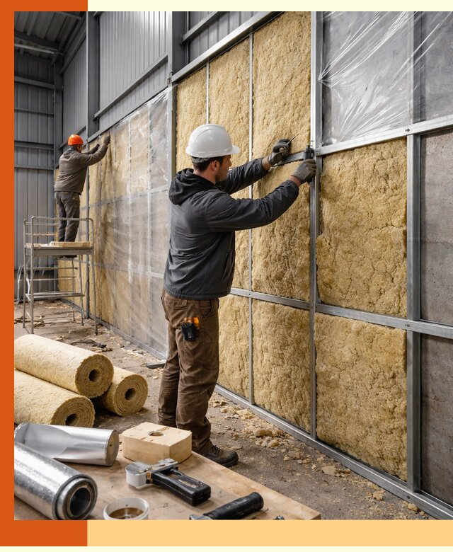 Утепление ангара в Усолье-Сибирском — профессиональная теплоизоляция помещений