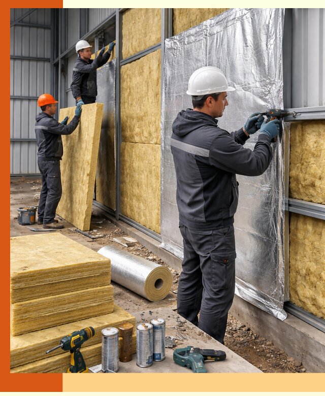 Утепление металлического ангара профессионально в Усолье-Сибирском