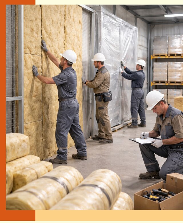 Утепление склада готовой продукции в Усолье-Сибирском качественно и быстро