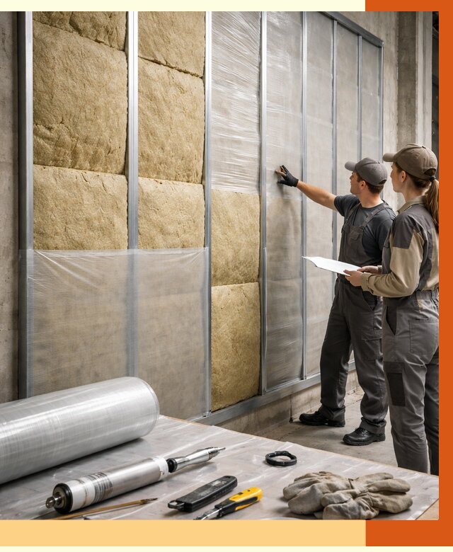 Утепление склада химсырья в Усолье-Сибирском от 4644 руб. под ключ | ТепломастерСль