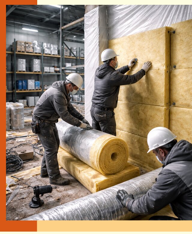 Утепление склада химсырья в Усолье-Сибирском: безопасная и эффективная изоляция