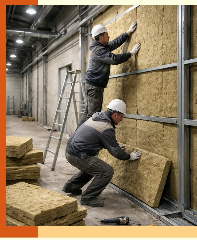 Утепление цеха под ключ в Усолье-Сибирском с гарантией качества