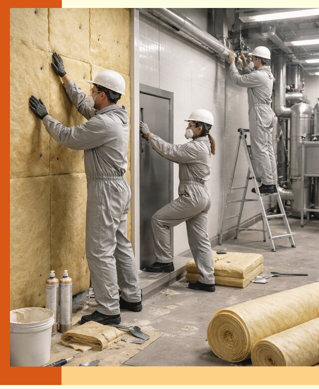 Утепление пищевого цеха под ключ в Усолье-Сибирском