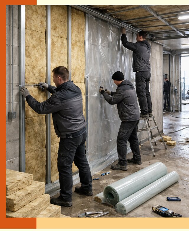 Профессиональное утепление автомойки в Усолье-Сибирском для любого типа помещений