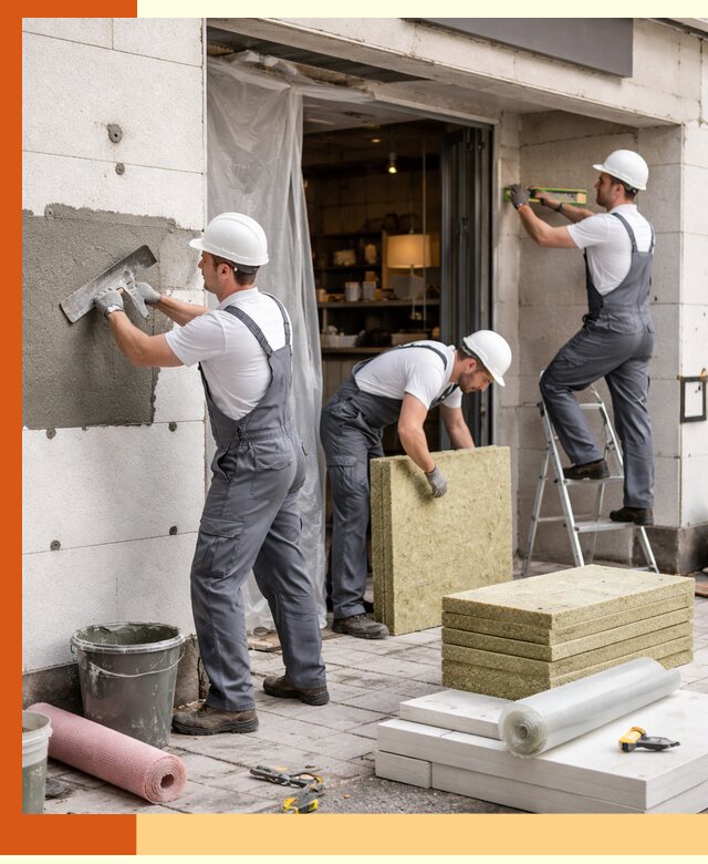 Утепление кафе в Усолье-Сибирском: профессиональная теплоизоляция и монтаж