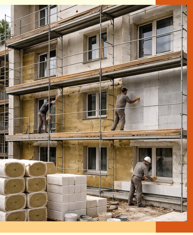 Утепление гостиницы в Усолье-Сибирском от 7430 руб./м2 — комплексно, ППУ, под ключ | ТепломастерСль