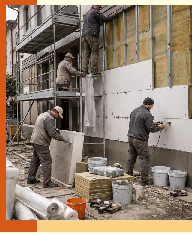 Утепление гостиницы под ключ в Усолье-Сибирском с гарантией качества