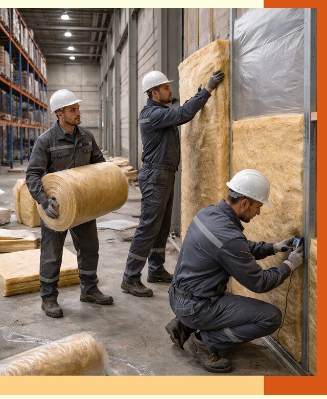 Утепление логистического центра в Усолье-Сибирском от 4644 руб/м² под ключ | ТепломастерСль