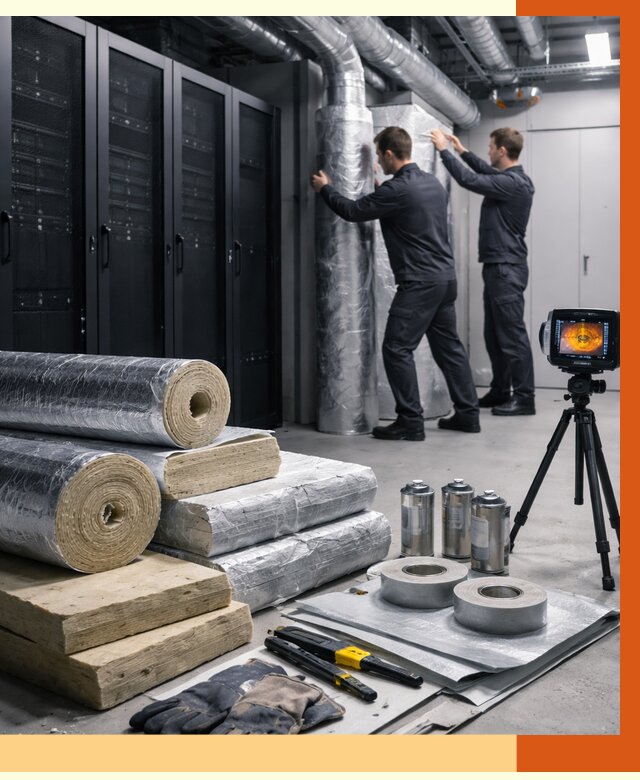 Утепление серверной в Усолье-Сибирском от 8772 руб./м² — комплексно под ключ | ТепломастерСль