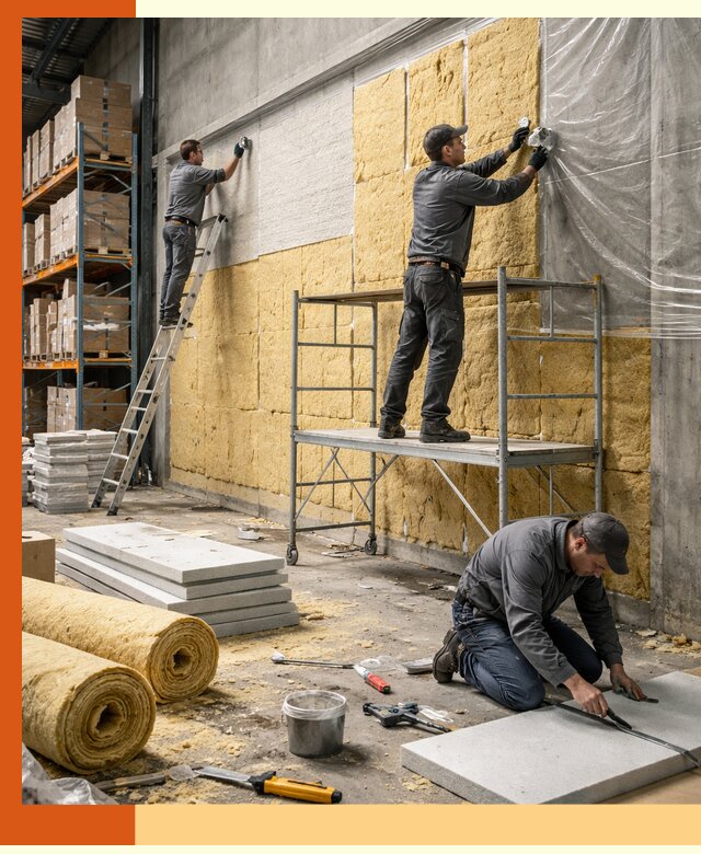 Утепление холодного склада под ключ в Усолье-Сибирском