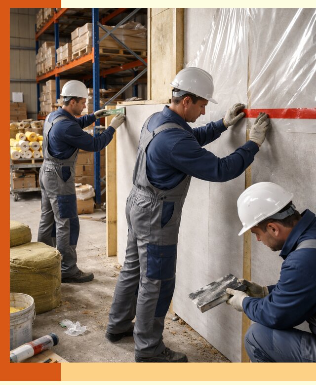 Утепление теплого склада под ключ в Усолье-Сибирском