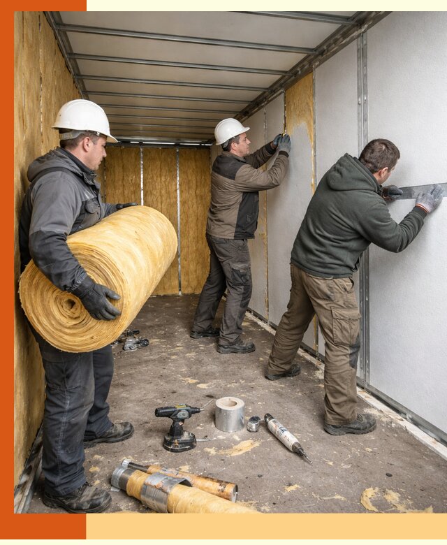 Утепление рефрижераторного контейнера в Усолье-Сибирском профессионально и надежно