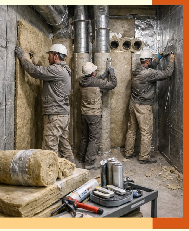 Утепление венткамеры в Усолье-Сибирском под ключ от 1496 руб. — профессионально | ТепломастерСль