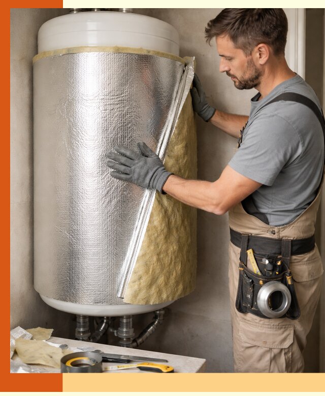 Утепление бойлера в Усолье-Сибирском для снижения теплопотерь и экономии энергии