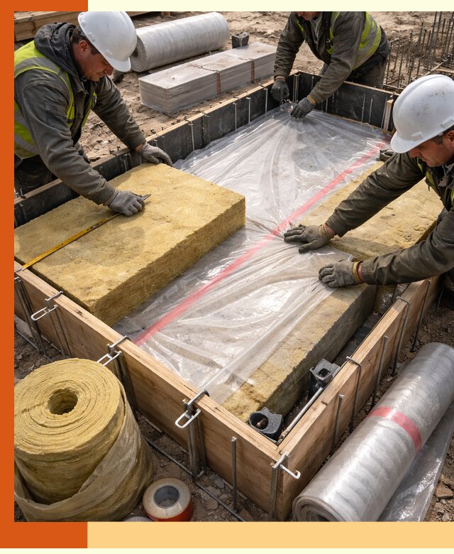 Теплоизоляция опалубки для строительства в Усолье-Сибирском