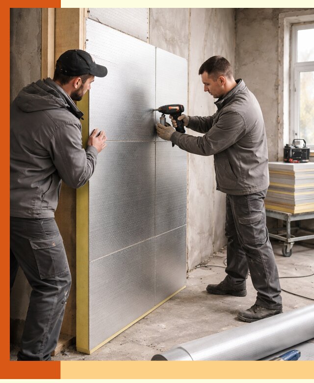 Утепление PIR панелями домов и зданий в Усолье-Сибирском