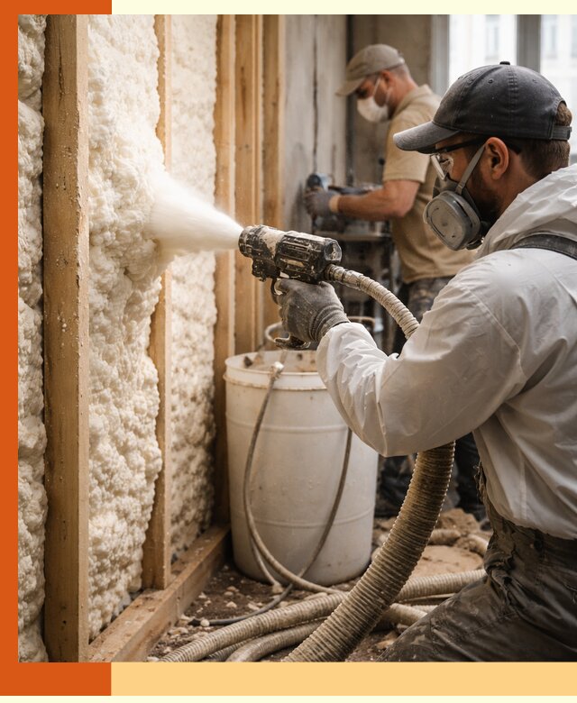 Утепление пеноизолом жилых и коммерческих объектов в Усолье-Сибирском