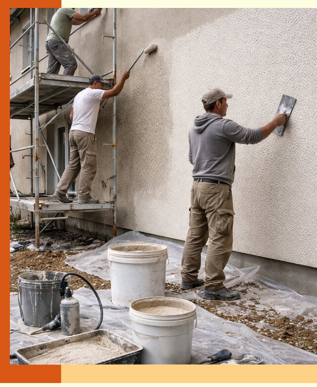 Утепление фасада жидкой пробкой в Усолье-Сибирском