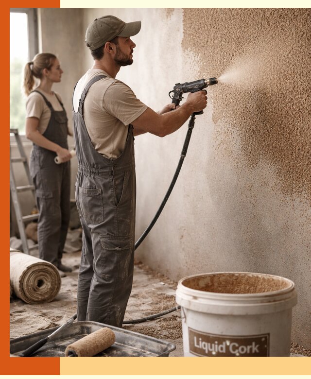 Утепление стен жидкой пробкой в Усолье-Сибирском эффективное и долговечное