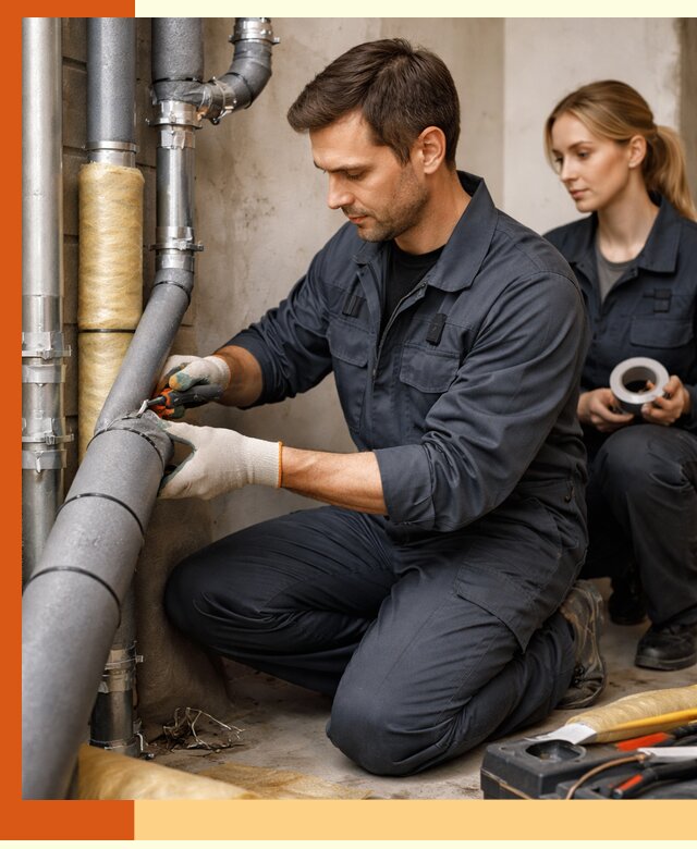 Шумоизоляция труб в Усолье-Сибирском: профессиональная звукоизоляция под ключ