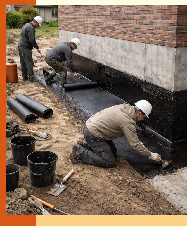 Гидроизоляция фундамента в Усолье-Сибирском: надежная защита строений