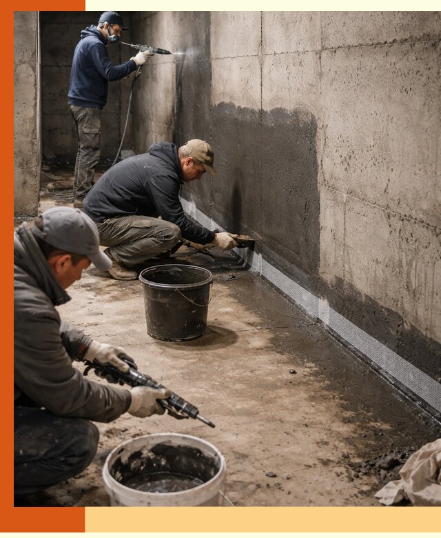 Гидроизоляция подвала в Усолье-Сибирском — комплексная защита от влаги