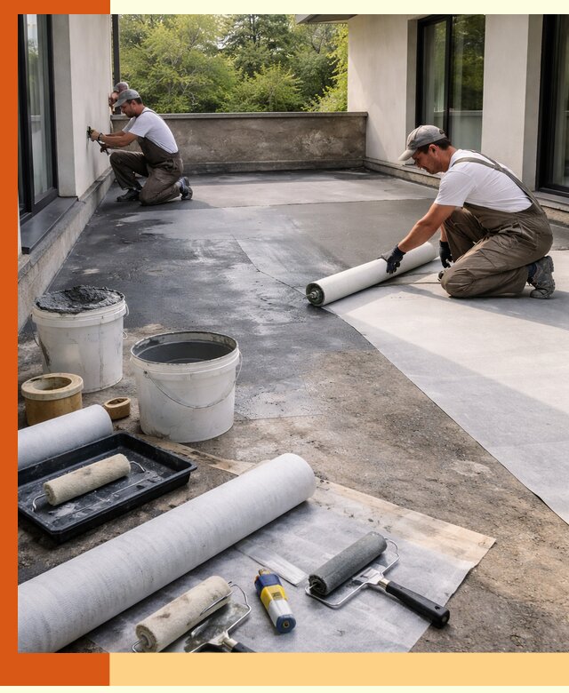 Гидроизоляция террасы в Усолье-Сибирском — надежная защита от влаги и протечек