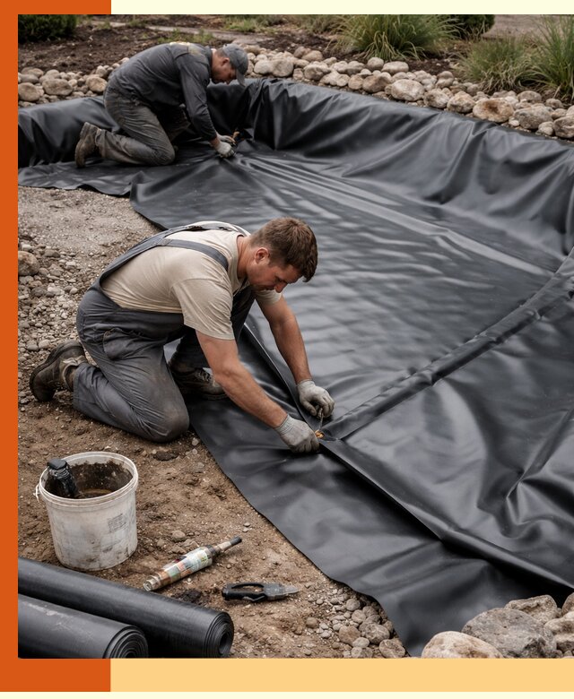 Гидроизоляция пруда в Усолье-Сибирском: надежная защита и герметизация