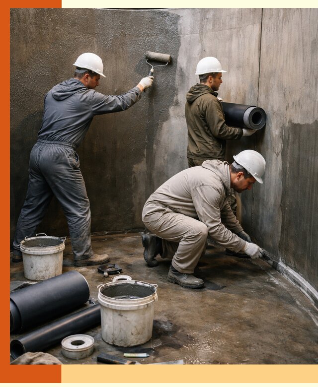 Гидроизоляция резервуара профессионально в Усолье-Сибирском