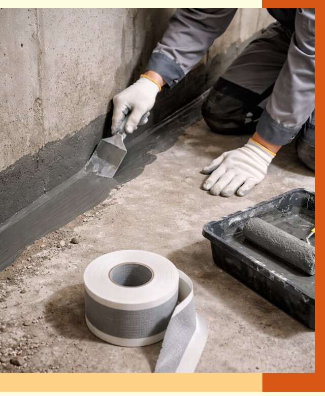 Гидроизоляция швов и герметизация стыков в Усолье-Сибирском от 1290 руб. | ТепломастерСль