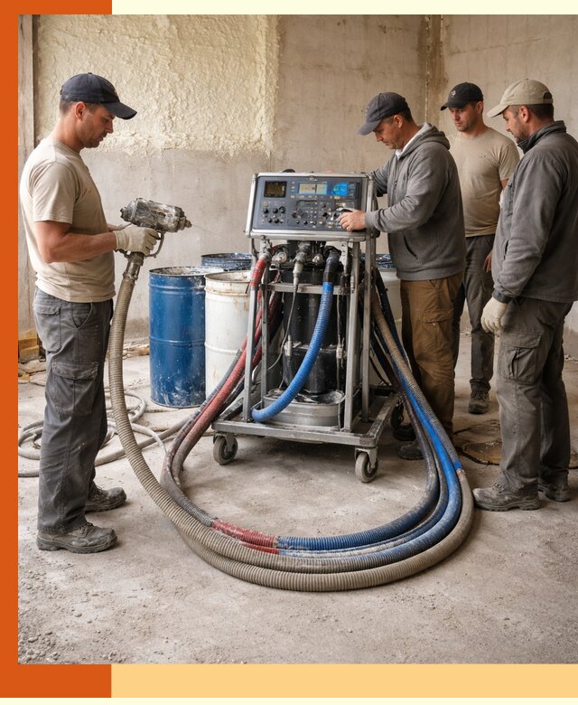 Аренда установки для напыления ППУ в Усолье-Сибирском на выгодных условиях